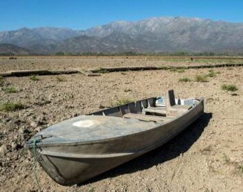 El lago que desaparece en Chile